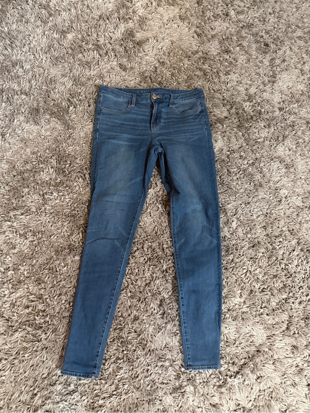 American Eagle Outfitters Dark Blue Skinny Jeans